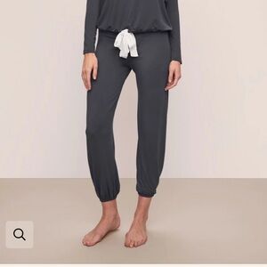 Eberjey Gisele TENCEL Modal Slouchy Graphite PJ pants
